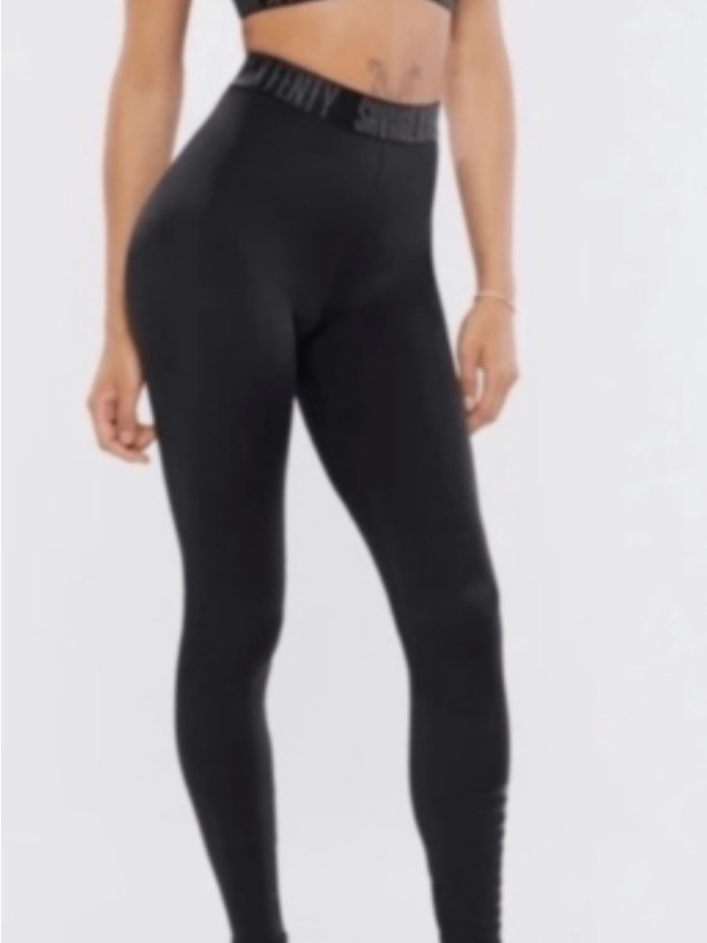 NWT Savage X Fenty Black High-Waist Leggings